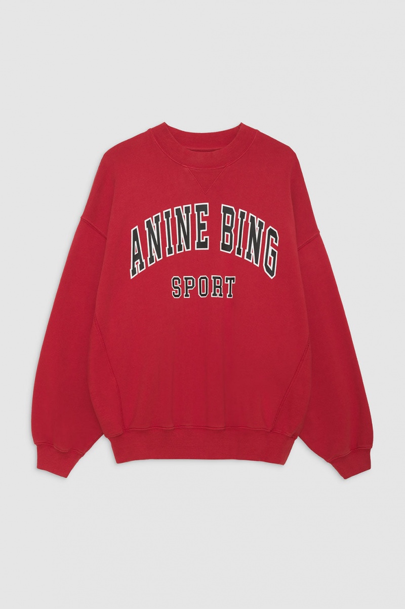 Sweat Anine Bing Jaci Rouge Femme | KBB-5525225